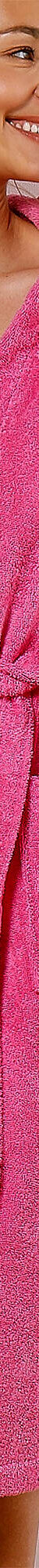 Peignoir mixte adulte col capuche éponge bouclette (fuchsia) Peignoir mixte adulte col capuche éponge bouclette (fuchsia)